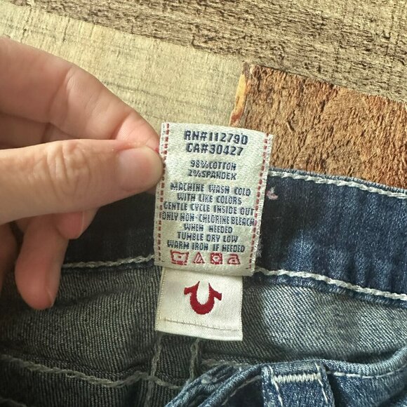True Religion Womens Skinny Jeans Size 27 Blue Denim - Picture 6 of 8